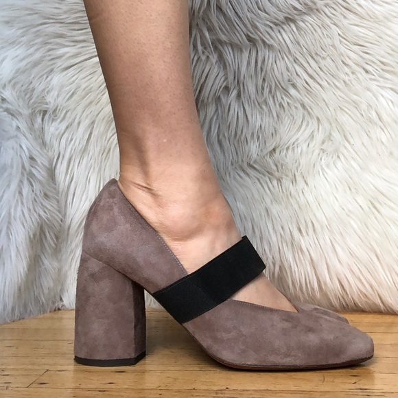 Chie Mihara Seiko Suede Mary Jane Heels 37.5 - Picture 4 of 16